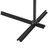 97" Gray Polyester Hexagonal Cantilever Patio Umbrella with Stand