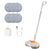 Dual Motor Cordless Spin Mop Self-Propelled Floor Cleaner