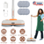 Dual Motor Cordless Spin Mop Self-Propelled Floor Cleaner