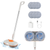 Dual Motor Cordless Spin Mop Self-Propelled Floor Cleaner