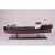 10" Unfinished Wood Hand Painted Model Boat
