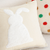 Minimalist Bunny Silhouette Decorative Pillowcase