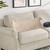 14" X 36" Beige Lumbar Cotton Throw Pillow Cover