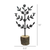 Metal And Wood Botanical Sculpture