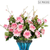 Heads Artificial Silk Flower Fake Rose Bouquet Table Decor