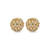 Facetas 3" Gold Cristal & Pearl Sphere - Set of 2