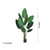 Artificial Bird of Paradise Plants Fake Tropical Palm Tree with  in Pot and Woven Seagrass Belly