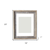 16" X 20" Rustic Reclaimed Wood Picture Frame