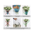 European Clear Glass Floor Home Decor Flower Vase with Tall Metal Stand