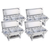 Stainless Steel Chafing Triple Tray Catering Dish Food Warmer