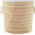 21" Pink Fabric Basket