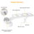 Non Electric Cold Water Mechanical Bidet Toilet Seat