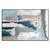 Exhilaration Hand Painted Black Floater Frame Wall Art