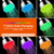 LED Shower Head 7-Color Changing Rainfall Showerhead