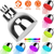 LED Shower Head 7-Color Changing Rainfall Showerhead