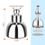 LED Shower Head 7-Color Changing Rainfall Showerhead