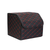 Leather Car Boot Collapsible Foldable Trunk Cargo Organizer Portable Storage Box Stitch 