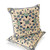 Set of Two Beige Green And Black Botanical Indoor Outdoor Throw Pillow