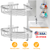 3 Tier Corner Shower Caddy Shelf Stainless Steel