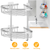 3 Tier Corner Shower Caddy Shelf Stainless Steel
