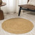 4' Natural Jute Round Rug