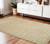 4' X 6' Ivory Wool Hand Woven Area Rug