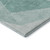 5' X 8' Teal And Ivory Geometric Washable Area Rug With UV Protection