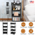 4 Tier Rolling Utility Cart Movable Storage Organizer