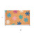 17" X 29" Brown Blue And White Christmas Snowflake Outdoor Coir Door Mat