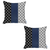 Bohemian Vegan Faux Leather Throw Pillow Covers Set