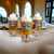 Cafe themed scented soy wax candle