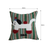 Cute Dog Print  Striped Polyester Decorative Pillowcase