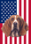 Basset Hound - Best of Breed American Flags House and Garden Size