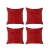 Bohemian Vegan Faux Leather Throw Pillow Covers