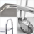 Tier xx Stainless Steel Kitchen Dining Food Cart Trolley Utility