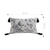 Chic Botanical Bliss Rectangular Pillowcase with Tassel Accents