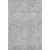 5' X 8' Gray And Ivory Abstract Washable Area Rug With UV Protection