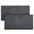 Double Burner Cast Iron Flat and Ridged Griddle Stove Top Grill BBQ Plate