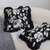 Rectangular Rustic Floral Ruffle Pillow Cover
