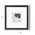 Set Of Two Modern Petals Black Framed Wall Art