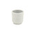 White Ceramic 6 Ounce Round Distressed Pot Planter
