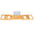 Bathtub Caddy Tray Crafted Bamboo 