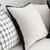 Minimalist Cream Pillowcase with Piping