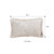 Romantic French Mosley Jacquard Pillow French Jungle Jacquard Raw Edge Waist Throw Pillow