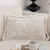 Romantic French Mosley Jacquard Pillow French Jungle Jacquard Raw Edge Waist Throw Pillow