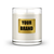 Private Label Candles Clear Glass Jars
