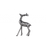 Stag And Doe Bookends Or Sculptures