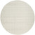 8' Ivory Geometric Round Rug
