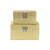 Set of Two Gold Wood And Shagreen Box With Lid