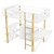 White Four Poster Wood Twin Loft Bed With Desk And Drawer And Shelve